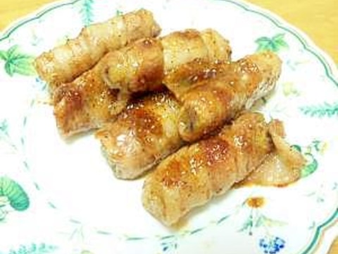 ごぼうの豚肉巻～焼肉のタレ味～